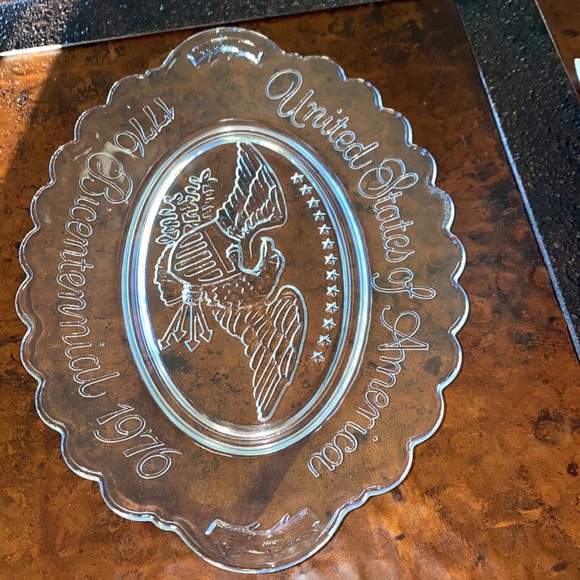 Avon Commemorative United States of America Bicentennial Glass Dish IOB - Picture 2 of 10
